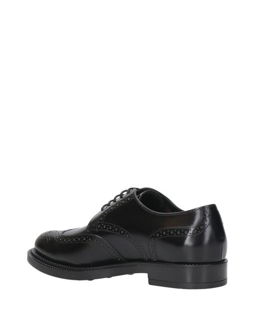Tod's Black Flat Shoes