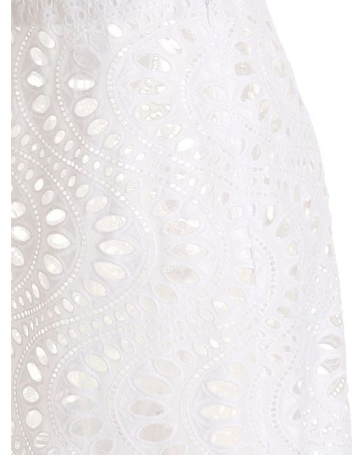 Gonna Lunga Macramè Giambattista Valli de color White