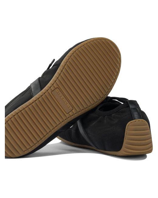 Givenchy Lace-Up Nylon Trainers in het Black