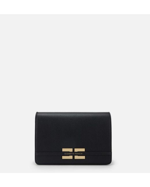 Elisabetta Franchi Black Shoulder Bag