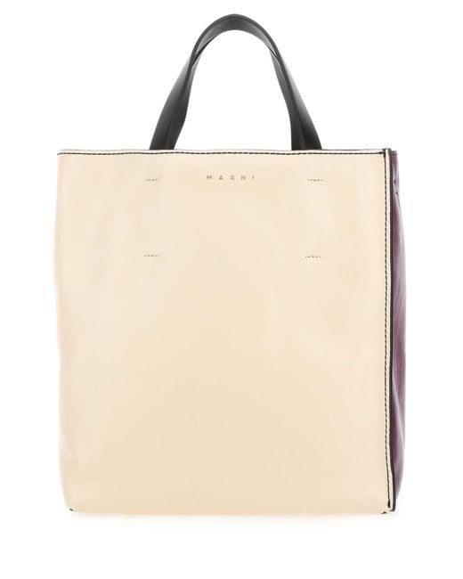 Marni Natural Leather Museo Soft Handbag
