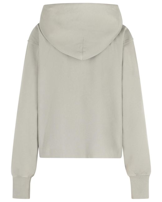 Maison Margiela Gray Cotton Hoodie