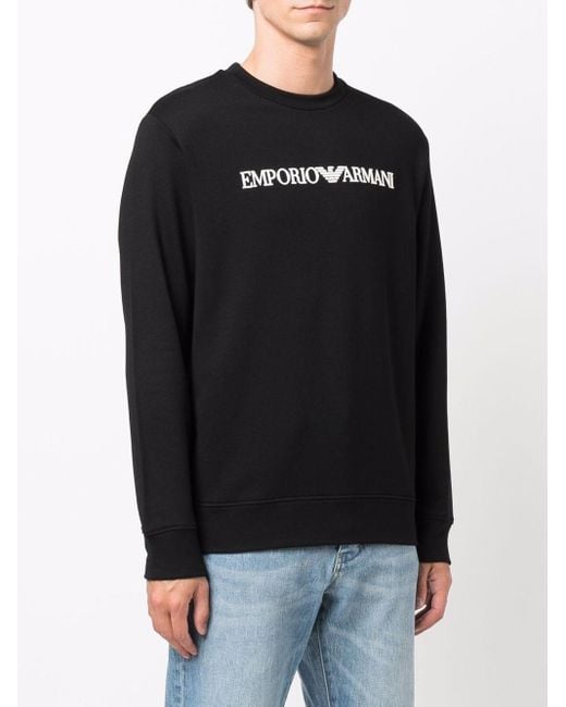 Emporio Armani Sweatshirts in het Black voor heren