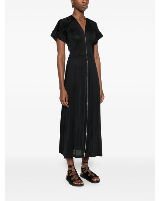 Lemaire Black Zip Dress
