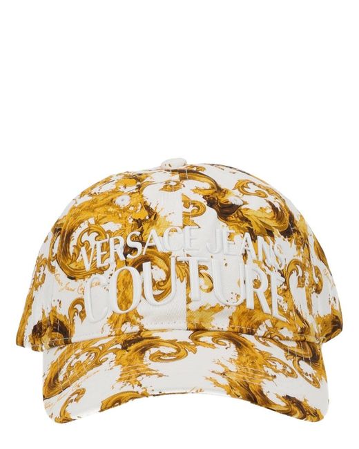 Versace Jeans Couture Metallic Cotton Hat