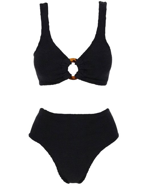 Hunza G Nadine Bikini Set in het Black