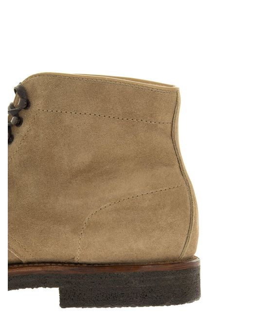 Boot de la semelle de commando à orteil lisse Alden en coloris Brown