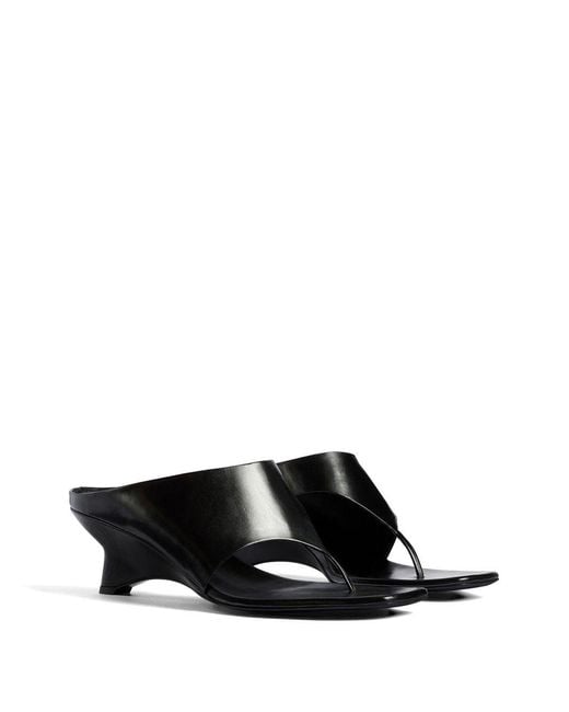 Khaite White Marlow Leather Mules