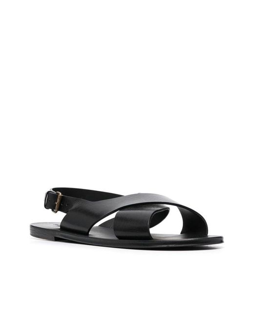 Saint Laurent Black Mojave Sandals for men