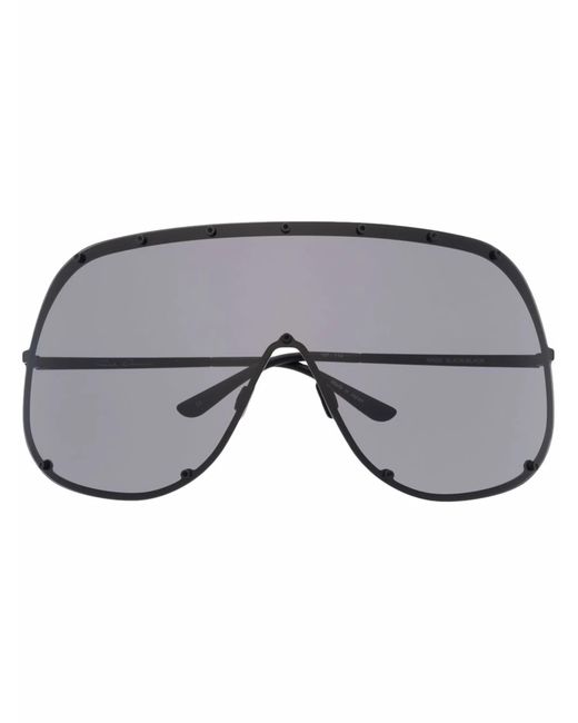 Rick Owens Gray Sonnenbrillenschild