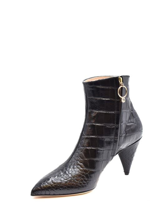 Polly Plume Black Booties