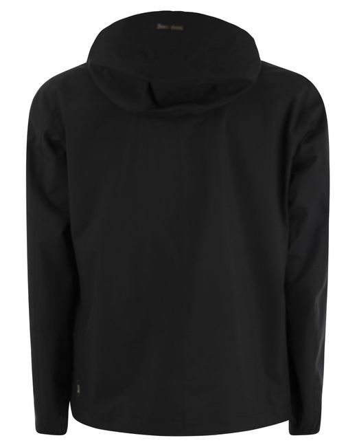 Herno Black Laminar Gore-Tex Paclite Jacket for men