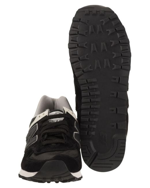 576 Sneakers New Balance de hombre de color Black