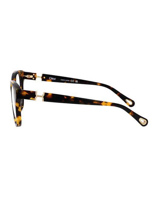 Chloé Brown Havana-Havana-Transparent Recycled Acetate Glasses