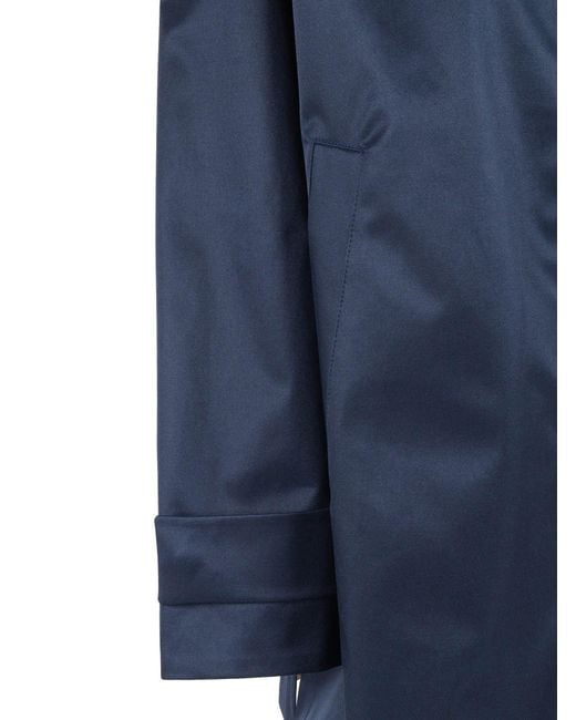 DUNO Blue Short High Collar Jacket