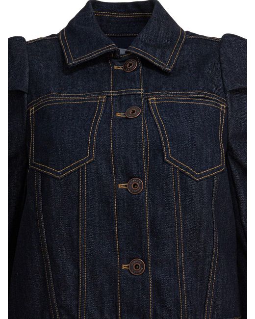 Alexander McQueen Blue Jackets & Coats