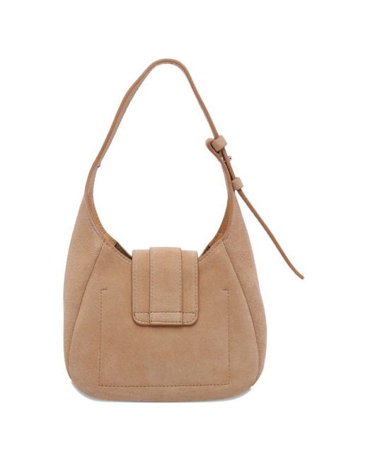Hogan White Mini Leather Hobo Bag