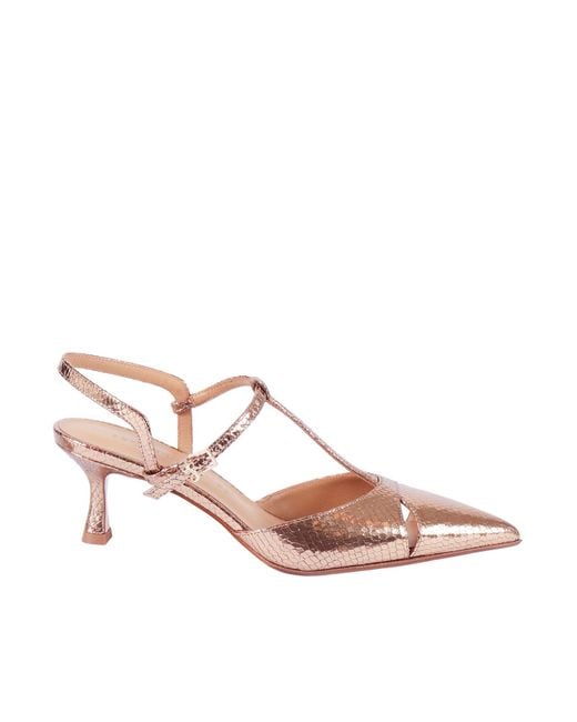 Sergio Levantesi Pink Slingback Edvige6 Aspis Oro