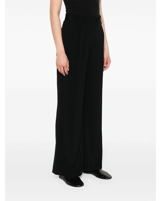 Officine Generale Black Gracella Pts Crepe Viscose Clothing