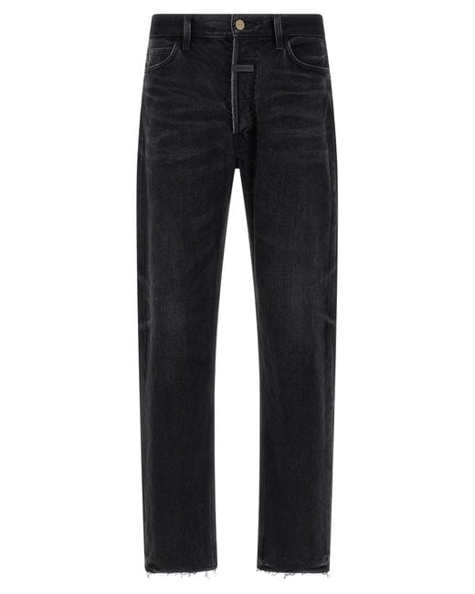 Fear Of God Black Classic 5 Pocket Jeans for men