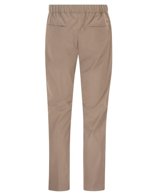 Herno Natural Stretch Nylon Trousers for men