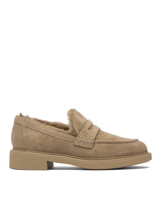 Gianvito Rossi Brown "Harris" 20 Mm Loafers