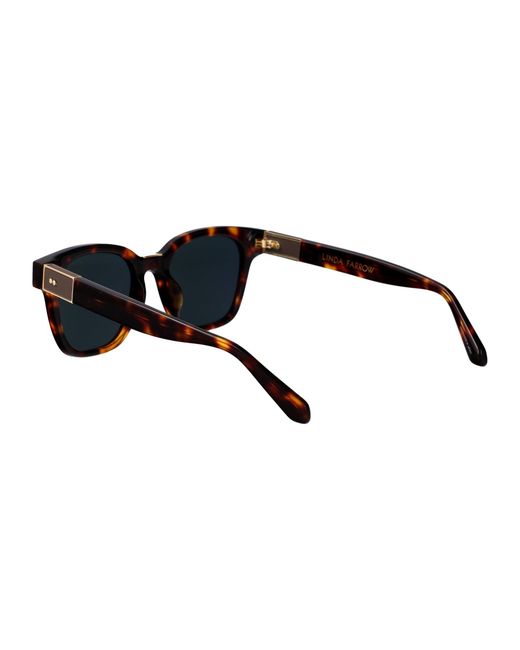 Linda Farrow Black Sunglasses