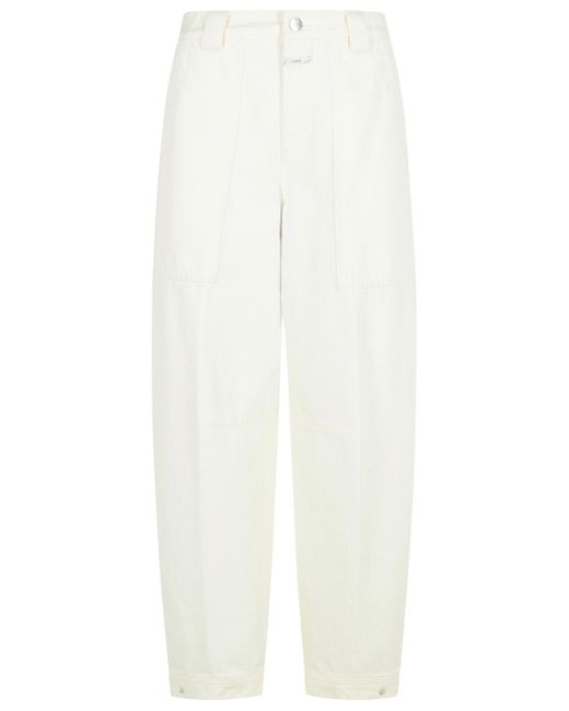 Closed White 'Rhannon' Ivory Cotton Jeans