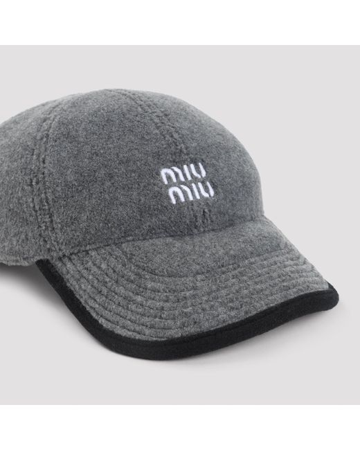 Miu Miu Gray Hat