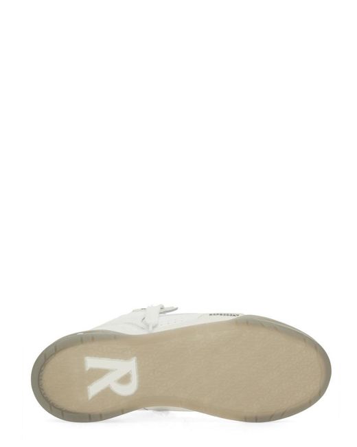 Represent White Solid Studio Sneakers for men