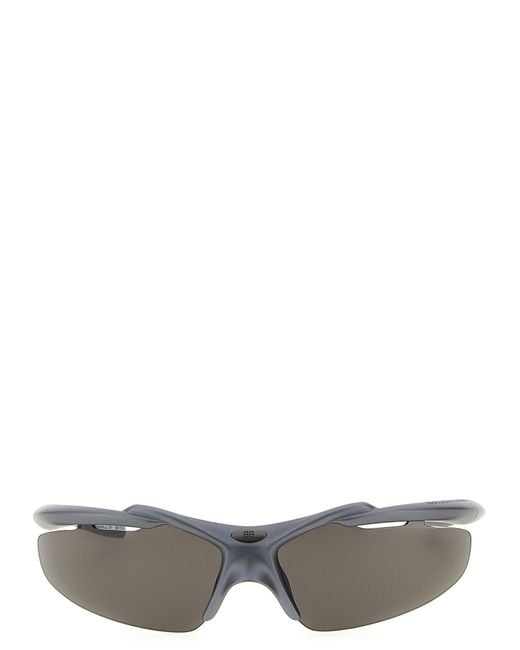 Balenciaga 'turbo D Frame'-zonnebril in het White voor heren
