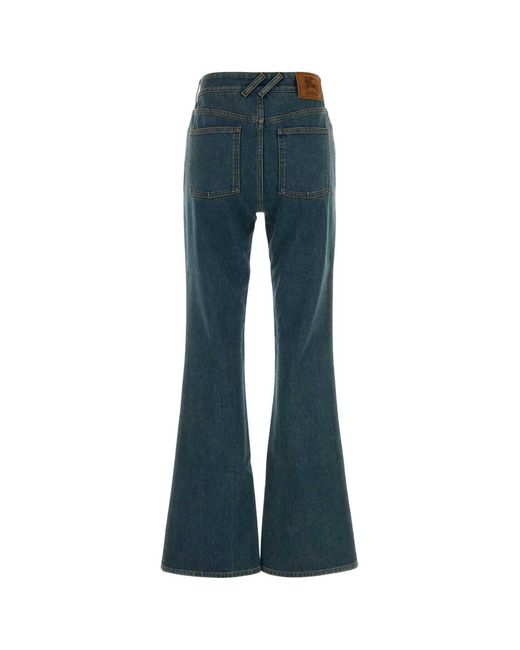 Burberry Blue Stretch Denim Jeans
