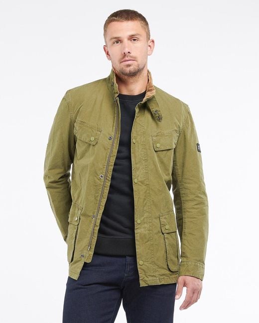 Barbour Green Giacca Duke Summer Wash Dusky