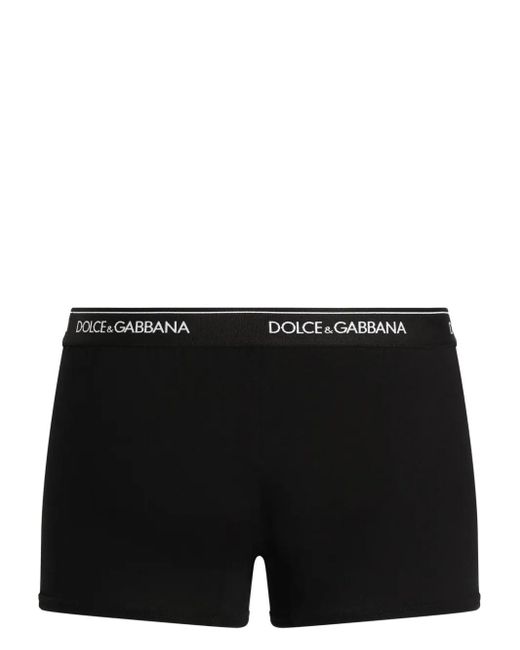 Dolce & Gabbana Black Set Of 3 Stretch Jersey Boxer Shorts