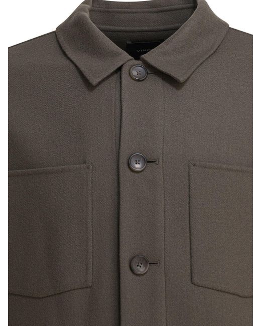 Vince Green Vitgin Wool Polyamide Jacket