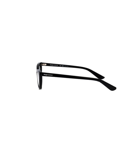 McQueen Black Cat Eye Optical Am0560 O 001