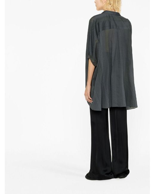Brunello Cucinelli Gestreepte Blouse in het Gray