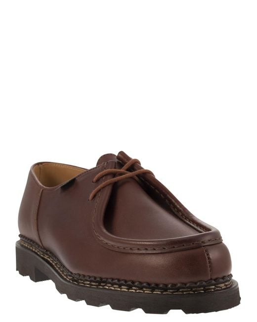 Paraboot Brown Michael Leather Derby