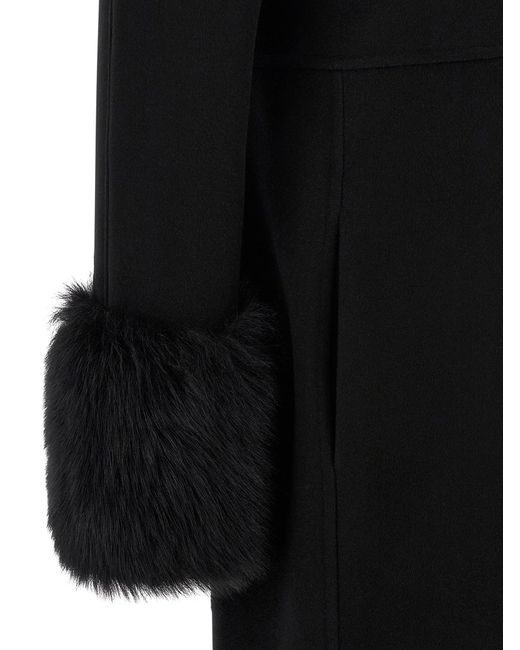 Valentino Garavani Black Doppelbrustmantel