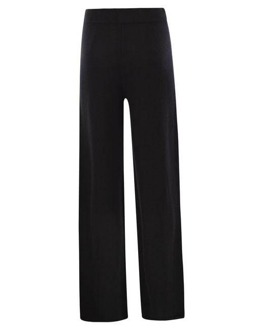 Max Mara Black Moritz Wool And Cashmere Trousers