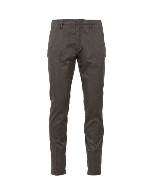 BRO-SHIP Gray Trousers for men