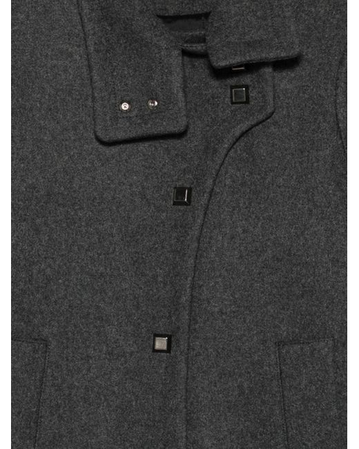 Emporio Armani Gray Wool Coat