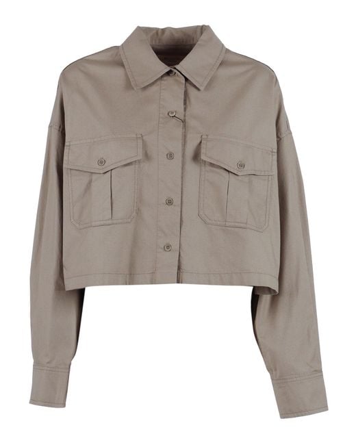 Weekend by Maxmara Gray Camicia Accenni