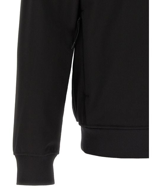 Stone Island Black 'Soft Shell-R E.Dyetechnology' Jacket for men