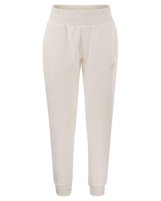 Colmar White Girly Cotton And Modal Tracksuit Trousers