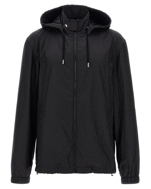 Alexander McQueen "Skull" Windjacke in Black für Herren