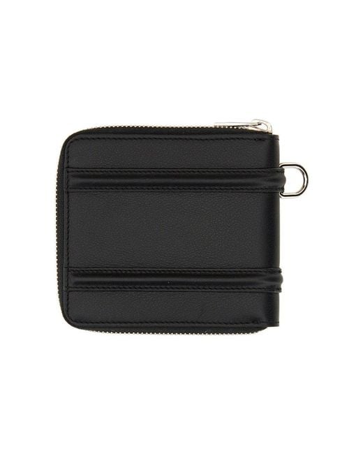 McQueen Blue Alexander Mc Queen Harness Wallet for men