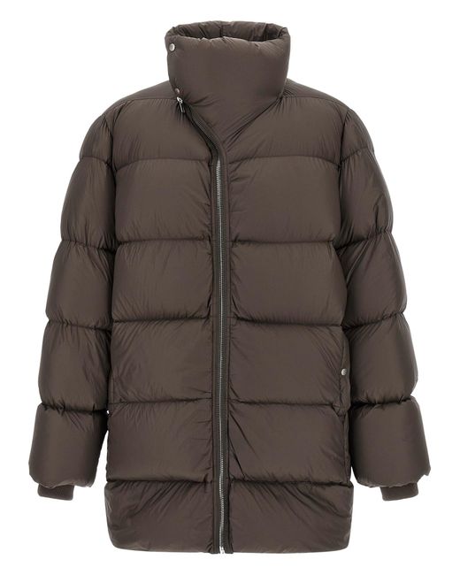 Rick Owens Brown 'Turtle' Down Jacket for men