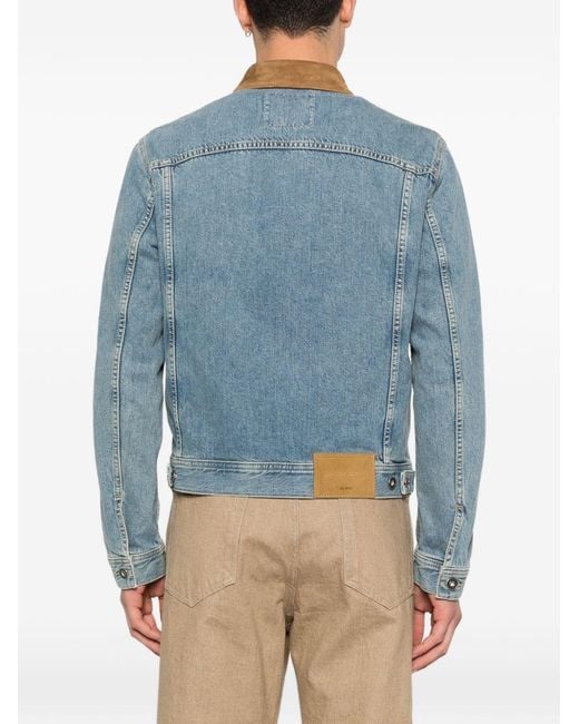 Jacob Cohen Blue Denim Trucker Jacket for men