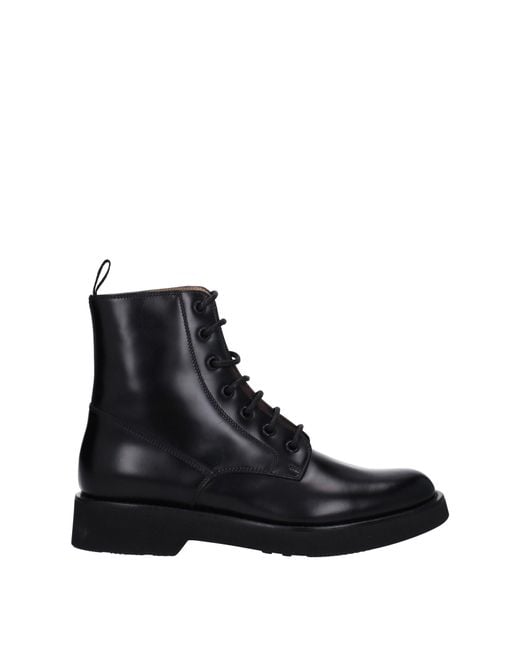 Church's Black Stivaletti Nanalahl Donna Pelle Nero for men